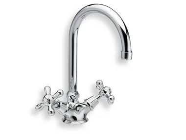 IMPERO CRIIM217 - Countertop washbasin mixer with individual rosettes _ CRISTINA Rubinetterie